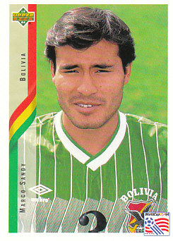 Marco Sandy Bolivia Upper Deck World Cup 1994 Eng/Ita #181